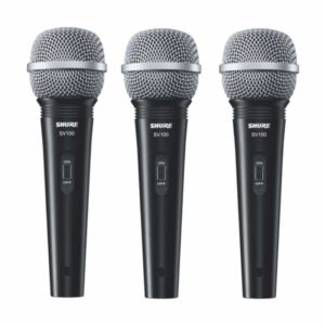 SHURE SV100 - Pack de 03 Micrófonos Multipropósito