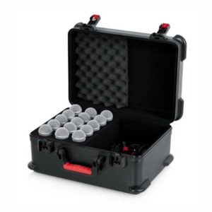 GATOR GTSA-MIC15  Estuche Profesional para 15 Micrófonos