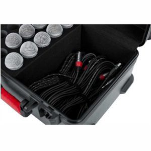 GATOR GTSA-MIC15  Estuche Profesional para 15 Micrófonos