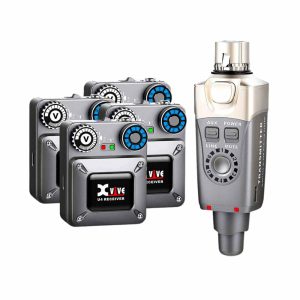 XVIVE U4R4 - Sistema de Monitor Inalámbrico Cuádruple Portátil