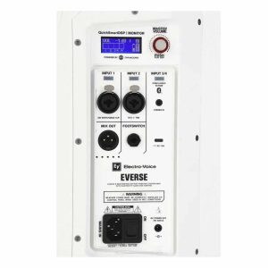 ELECTRO-VOICE EVERSE 8W - Altavoz a Batería con Audio y Control Bluetooth Blanco